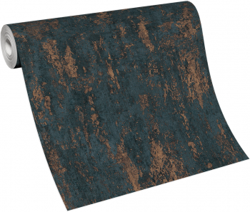 Tapet modern imitatie de marmura albastru dormitor living baie hol Casual Chic 10273-44 