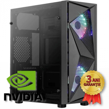 Sistem Nou Gaming AeroCool Intel Core i7-6700 up to 3300MHz 8GB RAM DDR4 SSD 256 Nvidia GeForce GT 710 2GB GDDR5 Win 10 PRO 