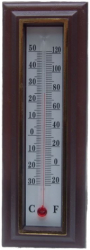 Termometru de perete din plastic Maro 16 cm JMB-BBL6476 