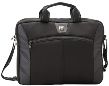 Geanta Laptop Wenger Sherpa Double, 16inch, Slimcase, Negru 