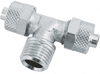 Fiting aer comprimat tip T exterior 1/4 imbinare furtun 6x4mm MA0193.50