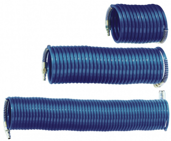 Furtun spiralat conectori aer comprimat din PA 8x6mm 10m 24/71 bari ADLER MA0139.2 