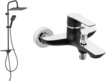 SISTEM DUS FERRO 2 IN 1 KANTO VERDELINE BLACK BATERIE CADA BLACK / CHROME BATERIE DUS BLACK / CHROME 