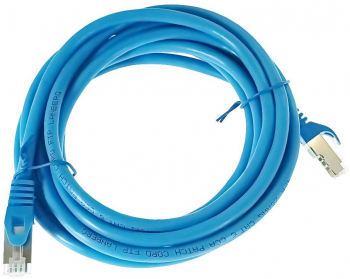 Skip to the beginning of the images gallery Nou Cablu retea-patchcord CAT6 FTP Lanberg 43635 2 X RJ45 lungime 3m AWG26 10Gb/s-250MHz d 