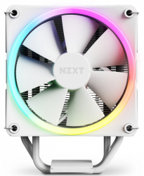 Cooler Procesor NZXT T120 RGB, Alb, Compatibil Intel/AMD RC-TR120-W1 
