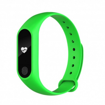 Bratara Fitness Techstar® M2 Verde 0.42 inch OLED Alerte IP65 Monitorizare Cardiaca Bluetooth 4.0 