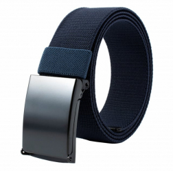 Curea centura Pufo Army Elite Edition pentru barbati 3.8 x 125 cm reglabila albastru