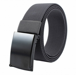 Curea centura Pufo Army Elite Edition pentru barbati 3.8 x 125 cm reglabila gri 