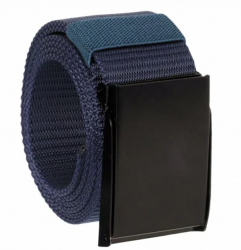 Curea centura Pufo Army Style pentru barbati 3.8 x 115 cm reglabila albastru 