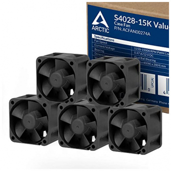 Ventilator / radiator ARCTIC AC S4028-15K 40mm Negru 5-pack ACFAN00274A