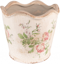 Ghiveci flori ceramica Flowers 18x17 cm 