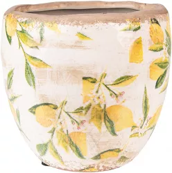 Ghiveci flori ceramica Lemon 18x17 cm 