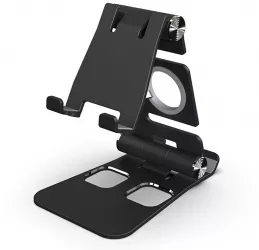 Suport Birou Telefon Aluminiu Adjustable Tablet/Watch Aluminium Stand Z510 Negru 
