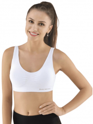 Bustiera sport bambus pushup 07014P ALB XL/XXL 