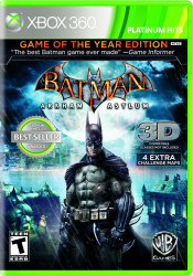 Joc Batman Arkham Asylum Game of the Year Edition Platinum Hits Pentru Xbox 360