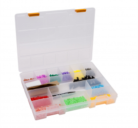 Geanta mat. plastic. pt. stocare si sortare - 275 x 200 x 40 mm 
