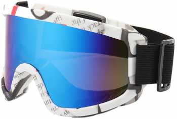 Ochelari Ski sau Snowboarding Protectie UV Marime universala Alb KOF-BBL6526 