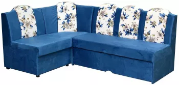 Coltar extensibil de bucatarie Sani Comet 205x140x90 cm Albastru 