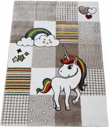 Covor MERINOS Diamond kids 21992 760-Beige 120x170 cm densitate covor 3.2 KG/m grosime covor 13 mm 