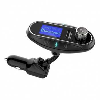 Modulator FM Auto Transmitator T12 Hands Free cu Bluetooth 3.0 Aux Dual USB Car Kit Mp3 Player 