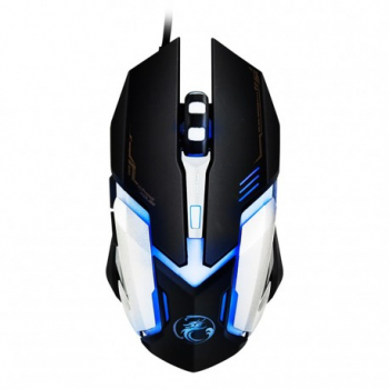 Mouse Gaming Techstar® iMice V6 2400 DPI Ergonomic 6 Butoane RGB USB 