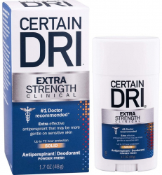 Antiperspirant Profesional Certain Dri Extra Strength Rezistenta pana la 72h Solid 48gr 