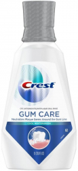 Apa de Gura Crest Gum Care fără Alcool Reduce Inflamația Gingiilor 1000ml