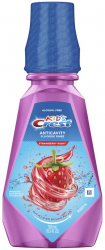 Apa de Gura Crest Strawberry Rush fără alcool cu fluor aroma căpșuni pentru copii 500ml