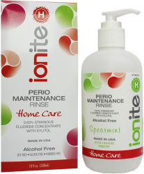 Apa de Gura Ionite 0.63 Fluorura de Staniu fara Alcool cu Xylitol Aroma Menta 296ml 