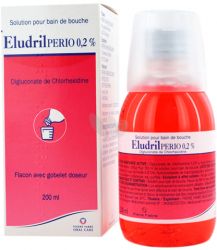 Apa de Gura Pierre Fabre Eludril pentru Afectiuni Paradontale Impotriva Placii Bacteriene 200ml