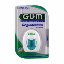 Ata Dentara GUM Original White Floss cu Fluor si Microparticule de Siliciu 30m 