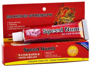 Crema Anestezica Speed Numb pentru Tatuaje Cosmetica 6 Lidocaina 30gr 