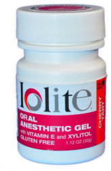 Gel Anestezic Dharma Research Iolite Cu Xilitol si Vitamina E Benzocaina 20 30gr Aroma Cirese 