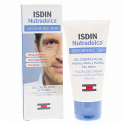Gel-Crema de Fata Isdin pentru Reducererea Sebumului si Impotriva Descuamarii Pielii 50ml 
