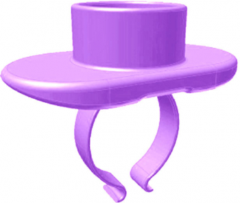 Inel de Suport Dharma Research Ionite pentru Unidoza Pasta Profilaxie PVC Culoare Mov 