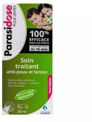 Lotiune Par Gilbert Parasidose Tratament Anti-Paduchi Natural Actiune Rapida 200ml