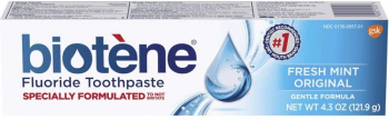 Pasta de Dinți Biotene Efect Hidratant pentru Gura Uscata cu Fluor 121.9gr