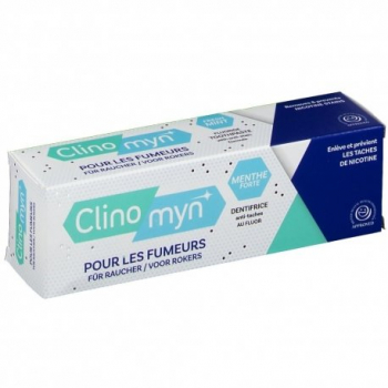 Pasta de Dinti Gilbert Clinomyn pentru Albirea Dinților Aroma Puternică de Mentă cu Fluor 75ml