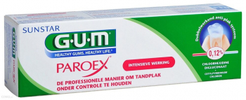 Pasta de Dinti GUM ParoEx Reduce Inflamatia Gingiilor cu Clorhexidina 0.12 si CPC 0.05 75gr 