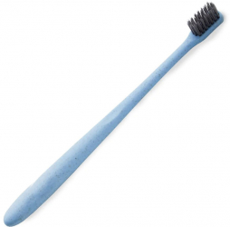 Periuta de Dinti Manuala Zamo and reg din Polyacril si Fibre de Bambus Soft Culoare Albastra 