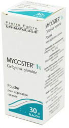 Pudra Pierre Fabre Mycoster Ciclopirox Olamina cu Actiune Antifungica Impotriva Mancarimii Pielii 30gr