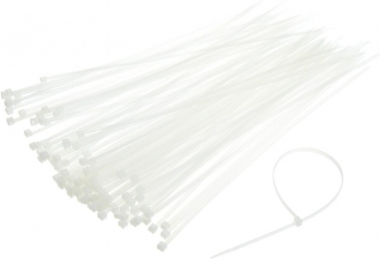 Set 100x Coliere Soricei KSS CV-380 Bride din Nailon Rezistenta Puternica 380x7.6mm Culoare Alba