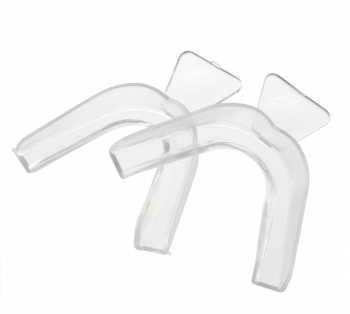 Set 2x Mulaje Termoformabile Zamo and reg pentru Albirea Dintilor Desensibilizare sau Fluorizare Transparente 