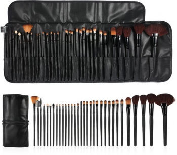 Set 32x Pensule Machiaj Zamo pentru Make-up diverse Modele culoare Neagra 