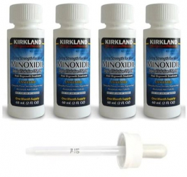 Solutie 4 Luni Kirkland Minoxidil 5 Tratament Impotriva Caderii Parului 4x 60ml 