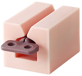 Storcator Tub ZAMO pentru Pasta de Dinti Gel sau Crema cu Cheie Plastic PP Intrebuintare Universala Rose 