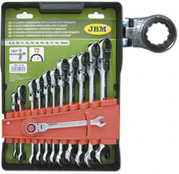 Set De 12 Chei Combinate Flexibile Cu Clichet 