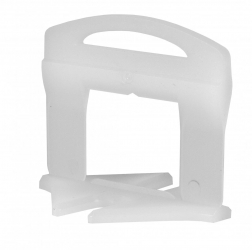 Distantiere autonivelare Delta Clips-uri pt. gresie faianta si placi - Rost de 1 5 mm - 100 buc - RUBI-2840 