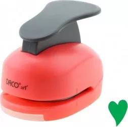 Perforator DACO Hobby Model Inima 2 Plastic/Metal Perforare 3.8 cm Multicolor Perforatoare Lucru Manual Perforator Inima 