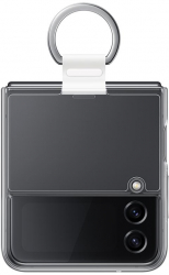 Husa de protectie pentru Samsung Galaxy Z Flip 4 din policarbonat cu inel Negru COM-BBL6645 